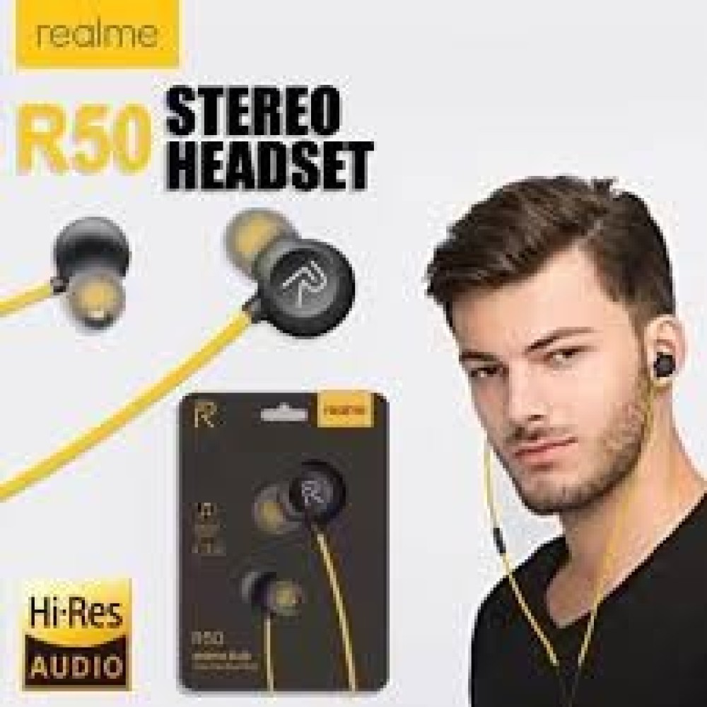 Realme R50 Feel The Real Bass Earphone 1 pcs